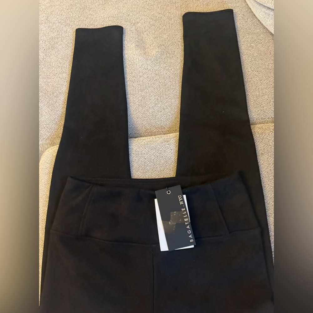 Bagatelle nyc suede leggings NWT